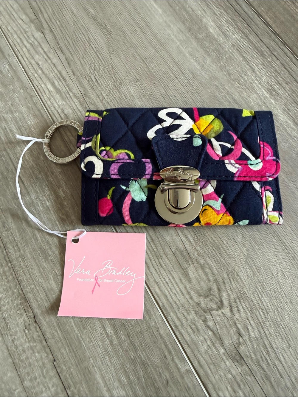 Vera Bradley Quick Swipe ID Case in Ribbons NWT